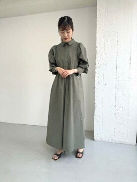 「先取り秋カラーコーデ」｜ROSSO WOMENさん（レディース・163cm）の夏コーディネート