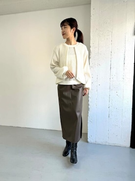 「アーバンリサーチ」｜ROSSO WOMENさん（レディース・163cm）の秋コーディネート