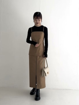 「先取り秋カラーコーデ」｜ROSSO WOMENさん（レディース・163cm）の秋コーディネート