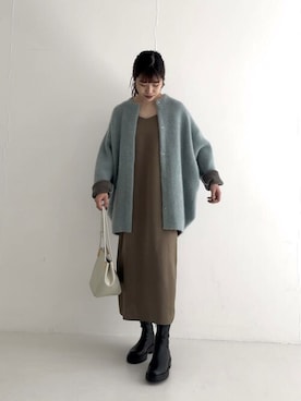 「先取り秋カラーコーデ」｜ROSSO WOMENさん（レディース・163cm）の秋コーディネート
