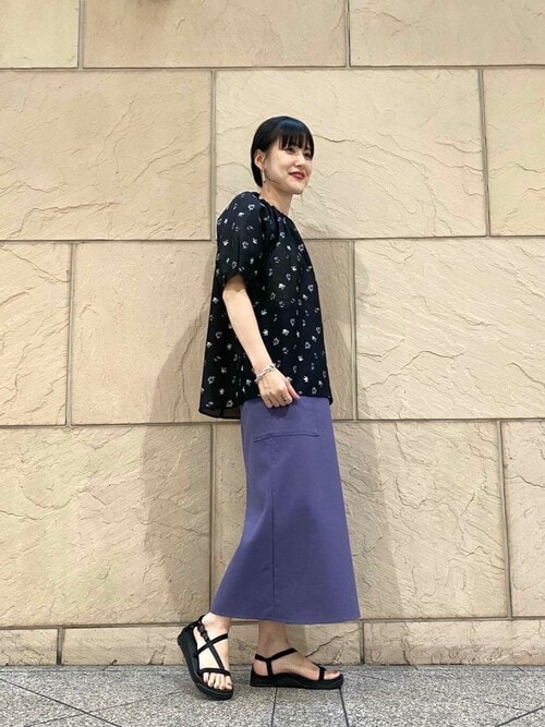 URBAN RESEARCH ROSSOストレッチリネンタイトスカート