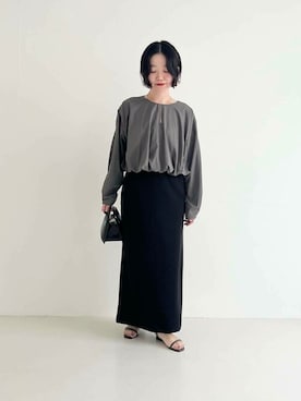 「先取り秋カラーコーデ」｜ROSSO WOMENさん（レディース・153cm）の秋コーディネート
