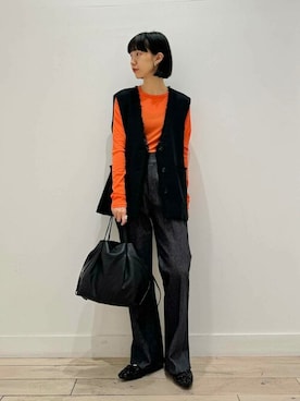 「アーバンリサーチ」｜「アイテム（その他シューズ）」を使った、ROSSO WOMENさん（レディース・157cm）の秋コーディネート
