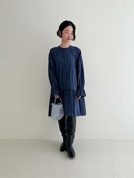「URBAN RESEARCH ROSSO WOMEN（アーバンリサーチ　ロッソ）のアイテム（ブーツ）」を使った、ROSSO WOMENさん（レディース・153cm）の秋コーディネート
