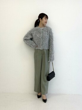 「先取り秋カラーコーデ」｜ROSSO WOMENさん（レディース・163cm）の秋コーディネート