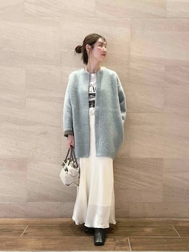 「CHIGNON（シニヨン）のアイテム（トップス）」を使った、ROSSO WOMENさん（レディース・153cm）の秋コーディネート