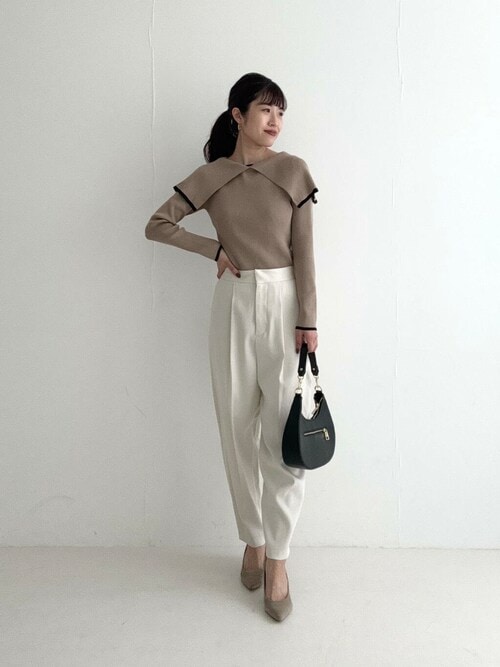 セール】2wayネックバイカラーケープニット（ニット/セーター）｜URBAN