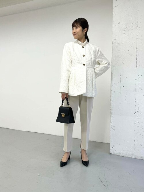 セール】F by ROSSO ジャガード中綿ジャケット（ダウンジャケット