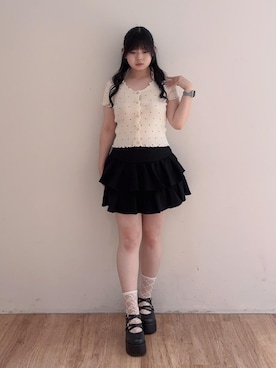 「MAJESTIC LEGON（マジェスティックレゴン）のアイテム」を使った、saeさん（レディース・155cm）の夏コーディネート