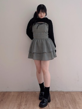 「MAJESTIC LEGON（マジェスティックレゴン）のアイテム」を使った、saeさん（レディース・155cm）の秋コーディネート