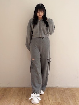 「ブルべ夏」｜saeさん（レディース・155cm）の秋コーディネート