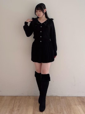 「ブルべ夏」｜saeさん（レディース・155cm）の秋コーディネート