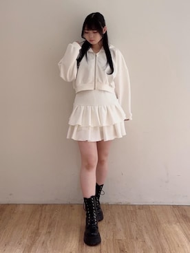 「ブルべ夏」｜saeさん（レディース・155cm）の秋コーディネート