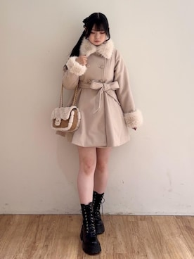 「MAJESTIC LEGON（マジェスティックレゴン）のアイテム」を使った、saeさん（レディース・155cm）の秋コーディネート