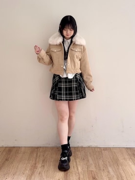 saeさん（レディース・155cm）の冬コーディネート