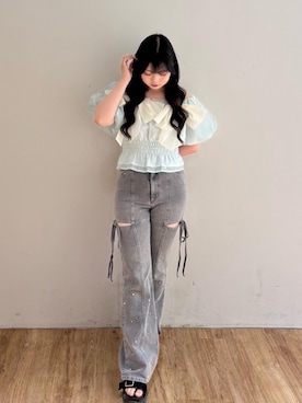 saeさん（レディース・155cm）の夏コーディネート