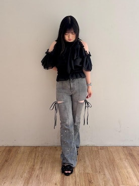 saeさん（レディース・155cm）の夏コーディネート