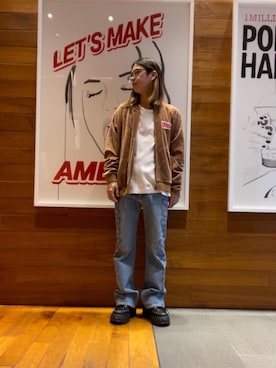 「HYSTERIC GLAMOUR（ヒステリックグラマー）のアイテム（その他アウター）」を使った、hyscocco43さん（メンズ・165cm）の秋コーディネート