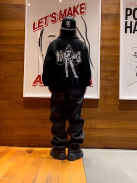 「HYSTERIC GLAMOUR（ヒステリックグラマー）のアイテム（その他アウター）」を使った、hyscocco43さん（メンズ・165cm）の秋コーディネート