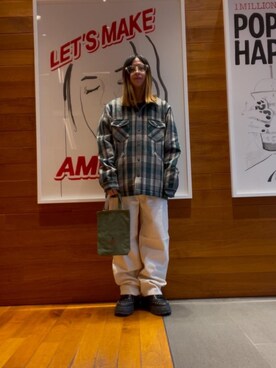 「HYSTERIC GLAMOUR（ヒステリックグラマー）のアイテム（ブルゾン）」を使った、hyscocco43さん（メンズ・165cm）の冬コーディネート
