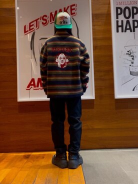 「HYSTERIC GLAMOUR（ヒステリックグラマー）のアイテム（その他アウター）」を使った、hyscocco43さん（メンズ・165cm）の冬コーディネート