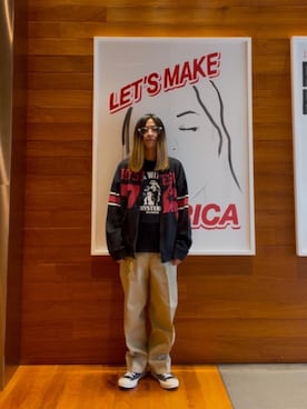 「HYSTERIC GLAMOUR（ヒステリックグラマー）のアイテム（その他アウター）」を使った、hyscocco43さん（メンズ・165cm）の冬コーディネート