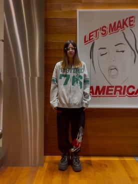 「HYSTERIC GLAMOUR（ヒステリックグラマー）のアイテム（その他アウター）」を使った、hyscocco43さん（メンズ・165cm）の冬コーディネート