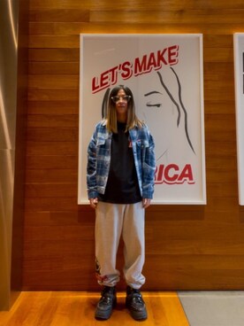 「HYSTERIC GLAMOUR（ヒステリックグラマー）のアイテム（その他アウター）」を使った、hyscocco43さん（メンズ・165cm）の冬コーディネート