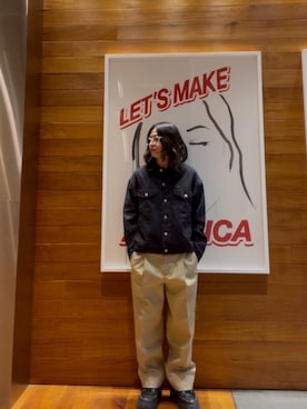 「HYSTERIC GLAMOUR（ヒステリックグラマー）のアイテム（その他アウター）」を使った、hyscocco43さん（メンズ・165cm）の春コーディネート