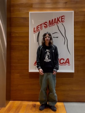 「HYSTERIC GLAMOUR（ヒステリックグラマー）のアイテム（その他アウター）」を使った、hyscocco43さん（メンズ・165cm）の春コーディネート