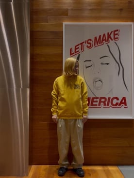 「HYSTERIC GLAMOUR（ヒステリックグラマー）のアイテム（チノパンツ）」を使った、hyscocco43さん（メンズ・165cm）の秋コーディネート