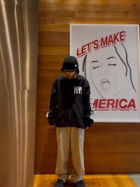 「アイテム（その他アウター）」を使った、hyscocco43さん（メンズ・165cm）の秋コーディネート