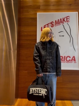 「アイテム（ドラムバッグ）」を使った、hyscocco43さん（メンズ・165cm）の秋コーディネート