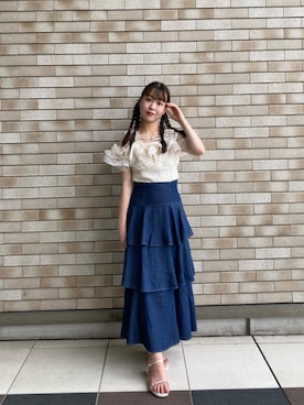 ひぃちゃんさん（レディース・155cm）の夏コーディネート