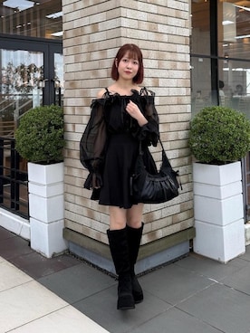 「MAJESTIC LEGON（マジェスティックレゴン）のアイテム」を使った、ひぃちゃんさん（レディース・155cm）の秋コーディネート