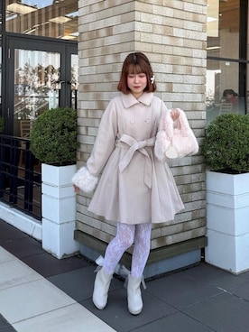 「MAJESTIC LEGON（マジェスティックレゴン）のアイテム」を使った、ひぃちゃんさん（レディース・155cm）の秋コーディネート