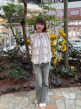 ひぃちゃんさん（レディース・155cm）の夏コーディネート