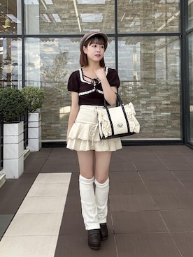 「MAJESTIC LEGON」｜ひぃちゃんさん（レディース・155cm）の夏コーディネート