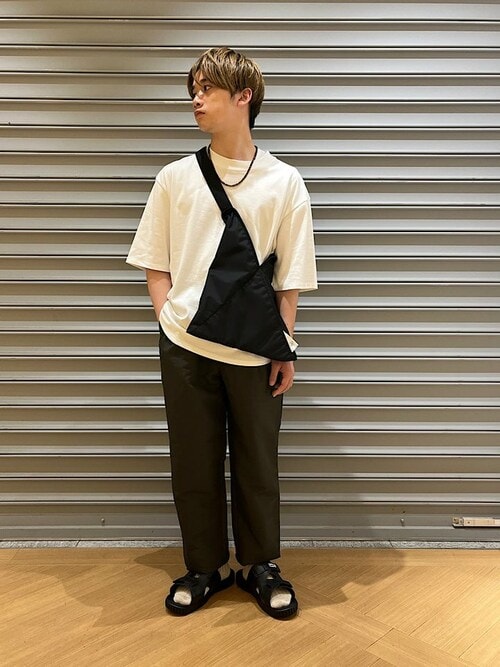【SHIPS別注】STILL BY HAND: リネン/コットン ワイド テーパード イージーパンツ