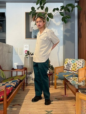 「ワークパンツ」｜UNION_STAFFSさん（レディース・165cm）の春コーディネート