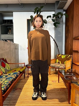 「アイテム（ソックス/靴下、ブラック系）」を使った、UNION_STAFFSさん（レディース・163cm）の夏コーディネート