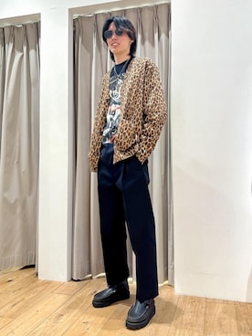 「HYSTERIC GLAMOUR（ヒステリックグラマー）のアイテム（チノパンツ）」を使った、goro5566さん（メンズ・180cm）の冬コーディネート