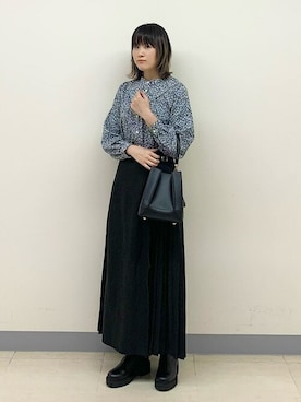 藤原さん（レディース・168cm）の冬コーディネート