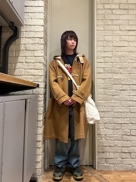 「HYSTERIC GLAMOUR（ヒステリックグラマー）のアイテム（ダウンジャケット/コート）」を使った、shoutaさん（メンズ・169cm）の冬コーディネート