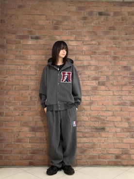 「HYSTERIC GLAMOUR（ヒステリックグラマー）のアイテム（パーカー）」を使った、shoutaさん（メンズ・169cm）の秋コーディネート