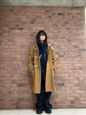 「アイテム（マフラー）」を使った、shoutaさん（メンズ・169cm）の秋コーディネート