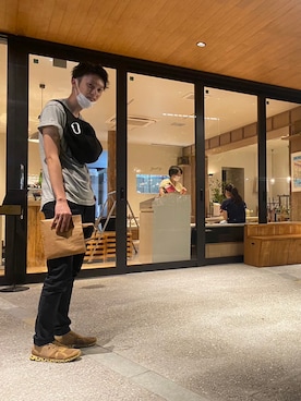 「MILLET（ミレー）のアイテム」を使った、つのまさん（メンズ・180cm）の秋コーディネート