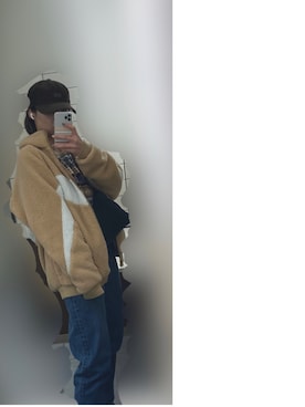 「NIKE（ナイキ）のアイテム（その他アウター）」を使った、yumeiさん（レディース・165cm）の冬コーディネート