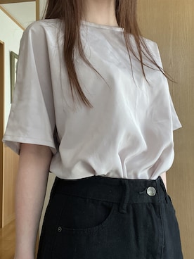 「Mayree（メイリー）のアイテム（スカート）」を使った、amさん（レディース・155cm）の夏コーディネート