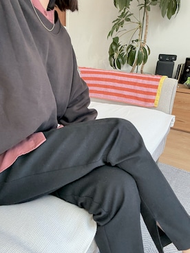 「アイテム（スウェット）」を使った、きょう(150cm)さん（レディース・147cm）の秋コーディネート